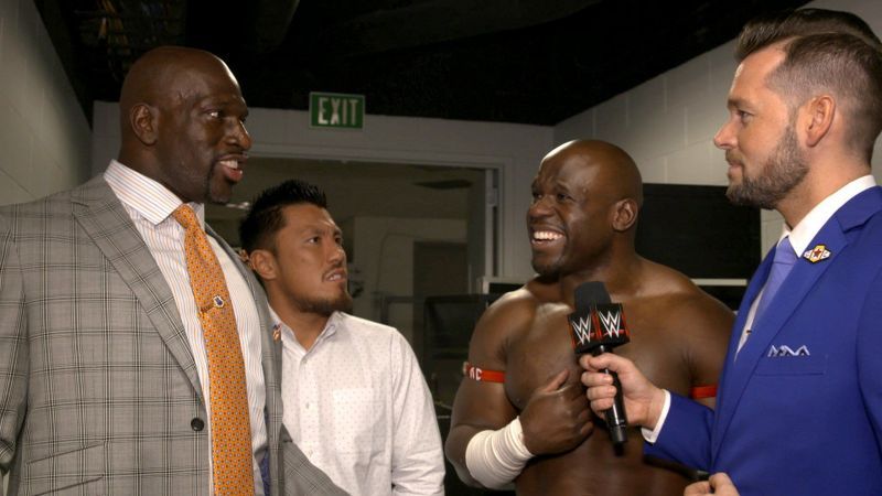 Titus O&#039;Neil, Akira Tozawa, and Apollo Crews