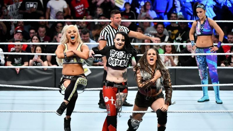 Bayley and Ruby Riott kicked off Backlash