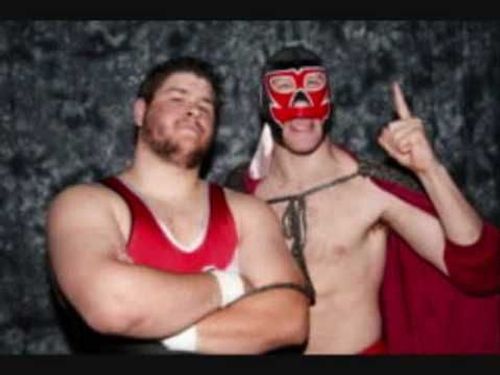 Kevin Steen (now Kevin Owens) and El Generico (now Sami Zayn) during their time in Ring Of Honor