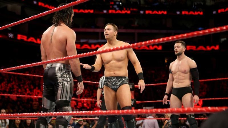 Seth Rollins defends against The MIz at Backlash 