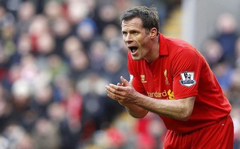 Carragher has always been extremely vocal in Liverpool&#039;s defence.