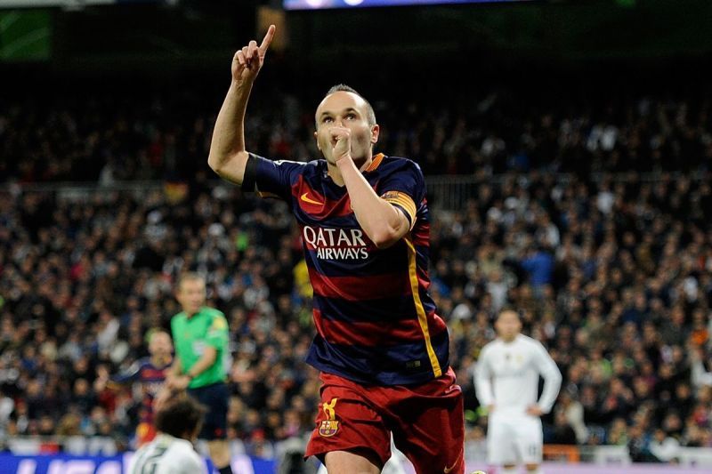 Image result for real madrid 0-4 barcelona iniesta