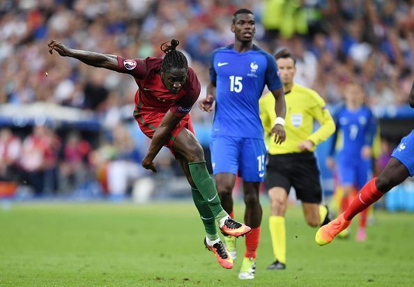 Fussball Europameisterschaft 2016 Finale: Torschuetze Eder (Portugal)