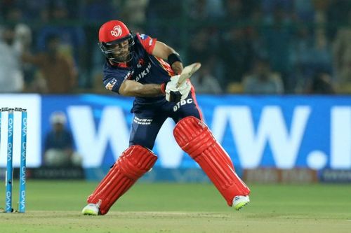 Image result for glenn maxwell ipl 2018 delhi wicket