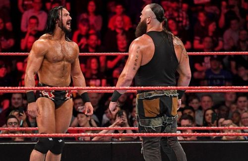 Drew McIntyre and Braun Strowman were involved in a rough-and-tumble spot on this week's RAW