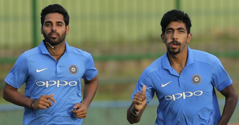 Jasprit Bumrah and Bhuvneshwar Kumar