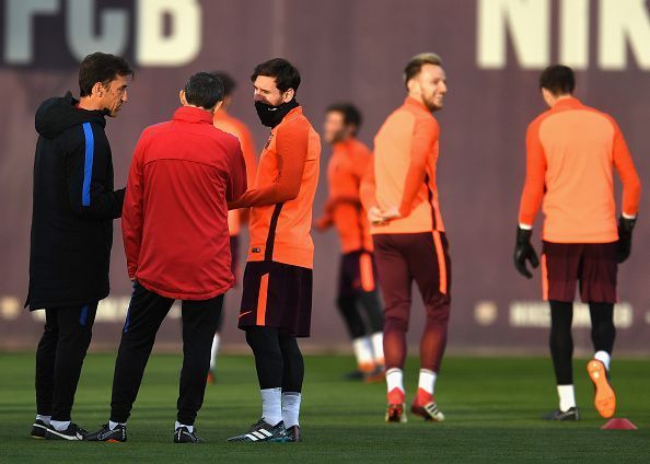 Barcelona Training and Press Conference