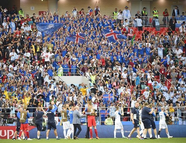 Football: Argentina vs Iceland at World Cup