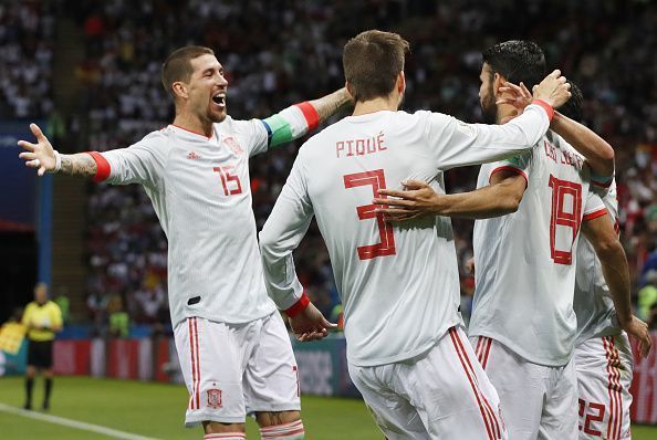 Football: Spain vs Iran at World Cup