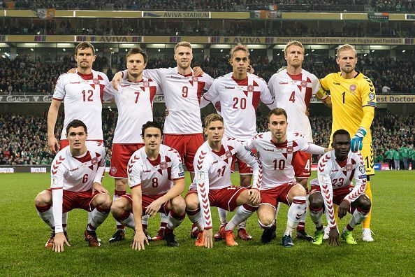 Denmark Team photo during the FIFA World Cup 2018...