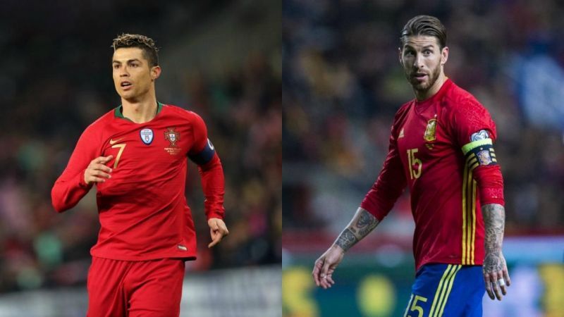 Image result for spain vs portugal world cup