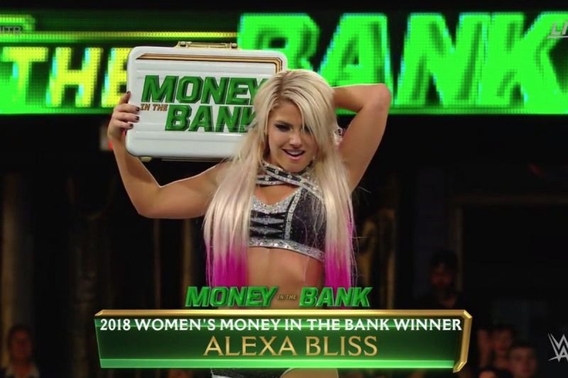 Image result for wwe alexa wins money in the bank