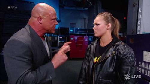 Could Ronda Rousey disobey Kurt Angle's strict orders?