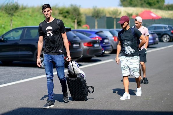 Arrival of the Belgian National Football team - 20170828