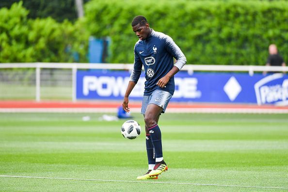 Training Session and Press Conference French Football Team