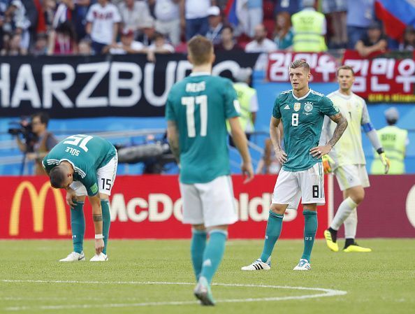 Football: Germany vs South Korea at World Cup