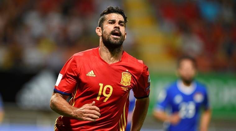 Diego Costa born in Brazil and plays for Spain