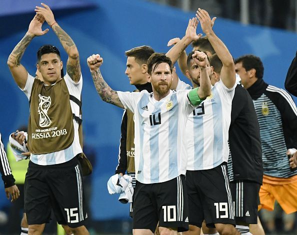 Football: Nigeria vs Argentina at World Cup