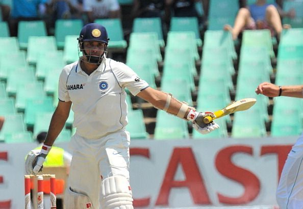 India&#039;s batsman Vangipurappu Venkata Sai