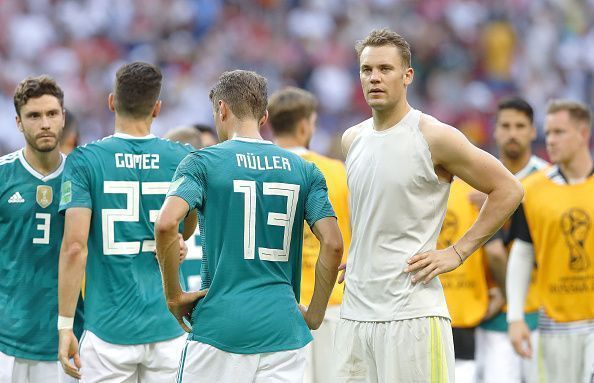 Germany vs South Korea at World Cup