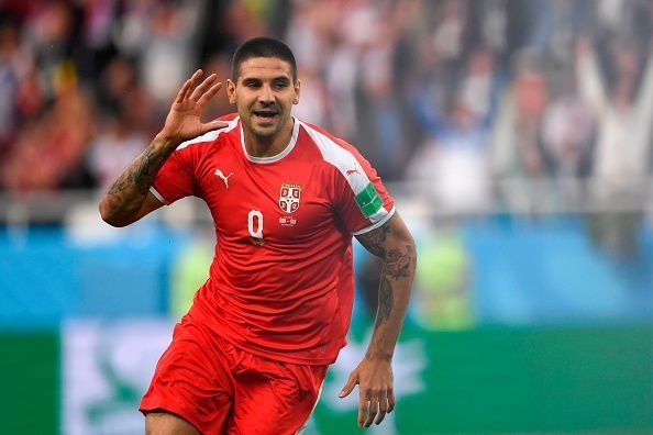 Mitrovic opened the scoring for Serbia