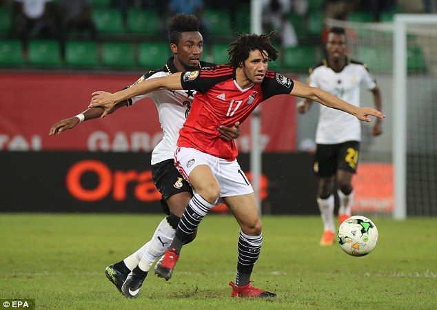 In Salah's absence, Mohamed Elneny will hold Egypt's fortunes