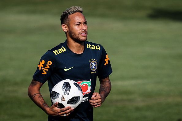 Brazil national football team in training in Sochi