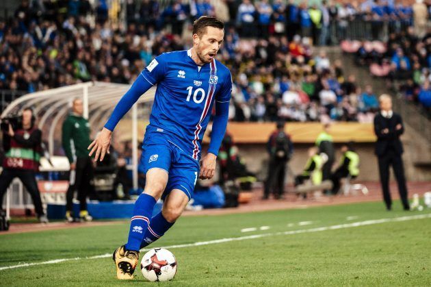 Gylfi Sigurdsson in action for Iceland