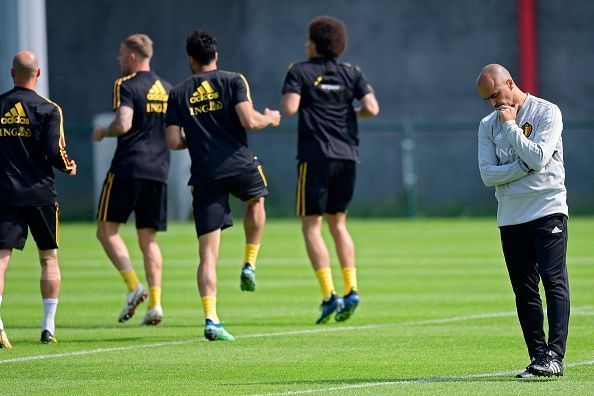 Training of the Belgian National Football team - 20180604