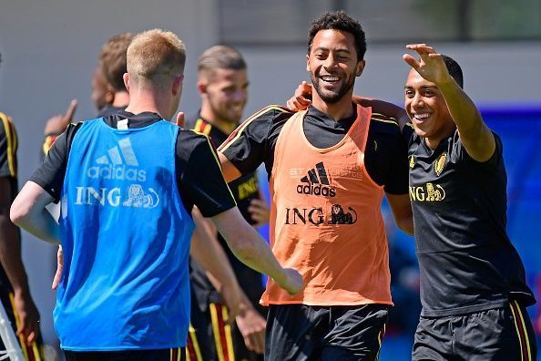 PC &amp; training of the National Soccer Team of Belgium - 20180615