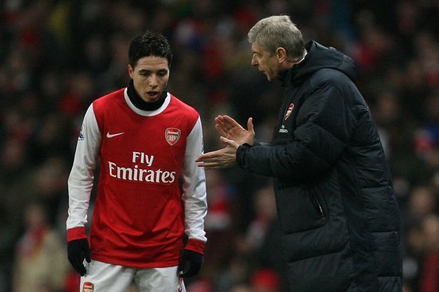 Samir Nasri left Arsenal after angering the fans