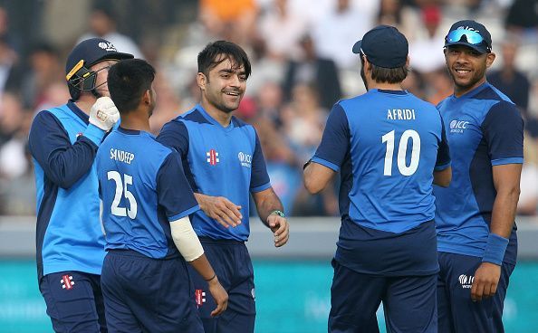 After playing in the IPL final, Rashid flew to England to feature for World XI in the charity match against West Indies
