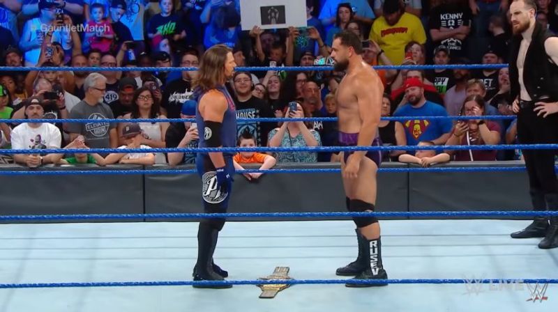 AJ Styles vs. Rusev Extreme Rules