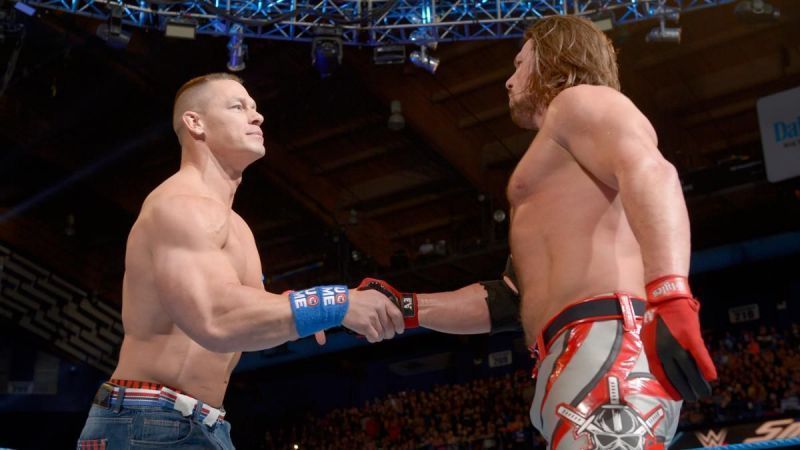 John Cena and AJ Styles