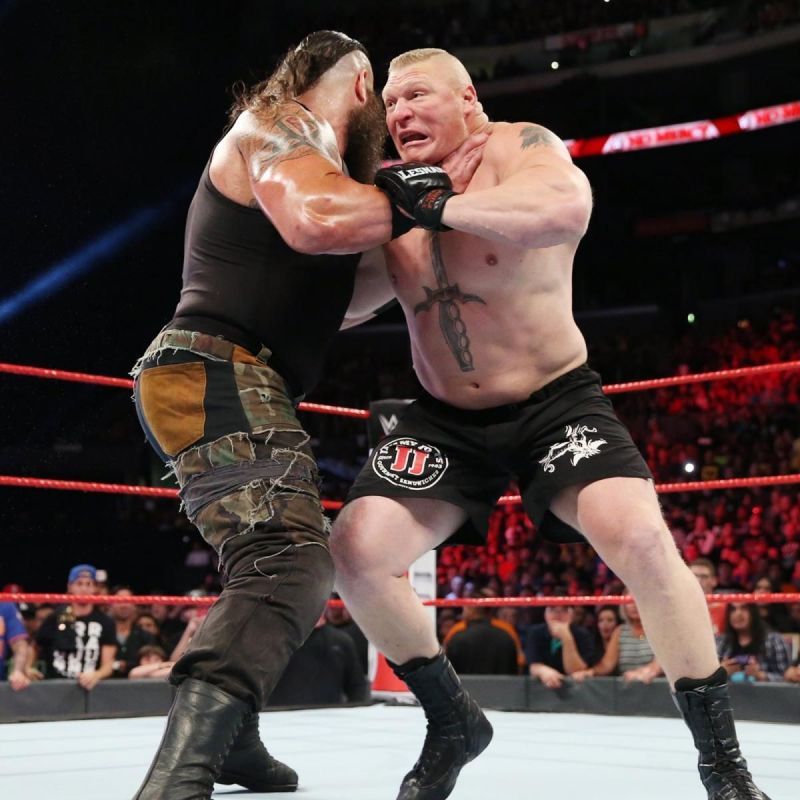 Image result for wwe brock lesnar vs braun strowman