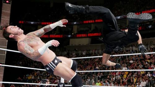 CM Punk in the 2014 Royal Rumble