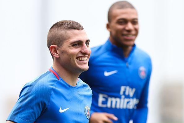 Paris Saint Germain Training session