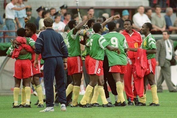 Soccer - World Cup Italia 90 - Argentina v Cameroon