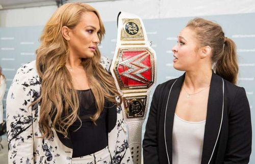 Nia Jax laid down the challenge to Ronda Rousey last month 