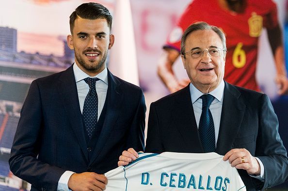 Dani Ceballos Presentation at Bernabeu Stadium