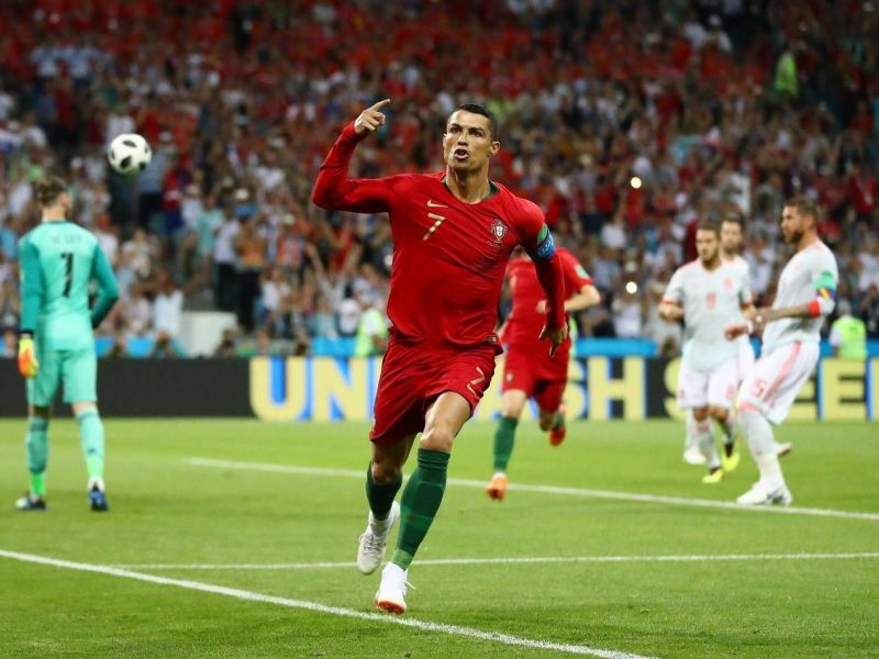 Ronaldo scored the first ha-trick of the 2018 FIFA World Cup