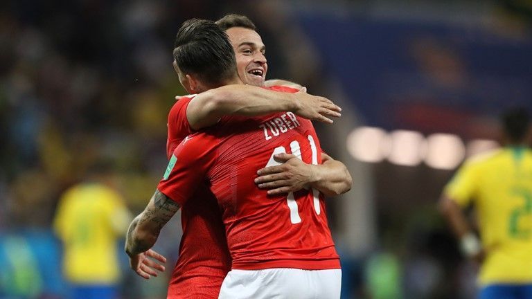 Switzerland have produced another upset in the opening game of a FIFA World Cup