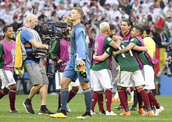 Football: Germany vs Mexico at World Cup