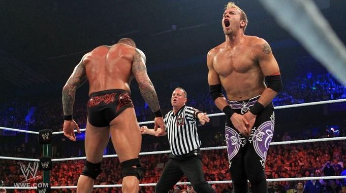 Orton low-blows Christian 