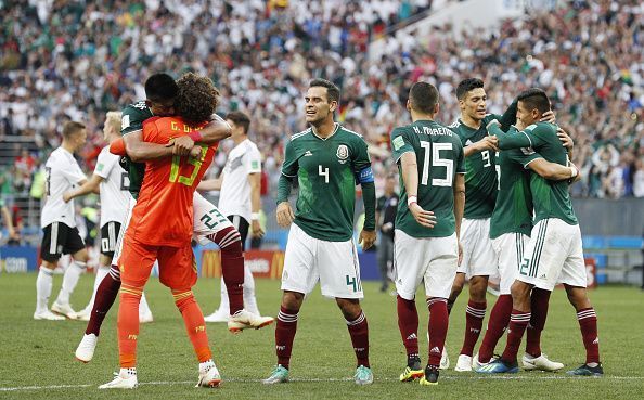 Football: Germany vs Mexico at World Cup