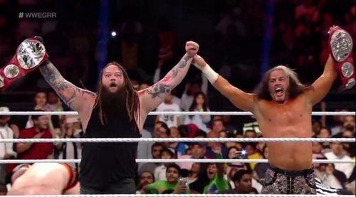 Wyatt and Hardy will defend their titles against The B-Team at Money In The Bank 