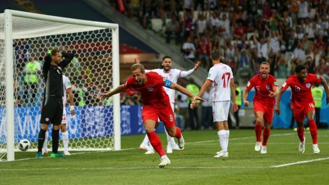 Image result for harry kane england tunisia