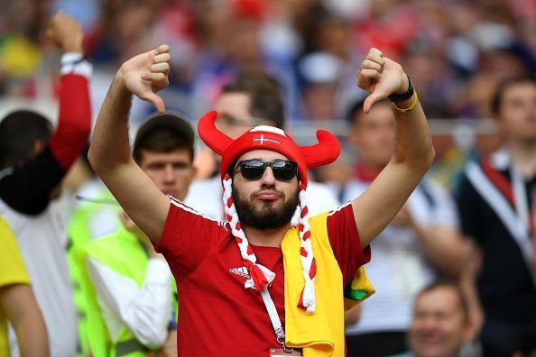 The fans at the Luzhniki Stadium made their displeasure known