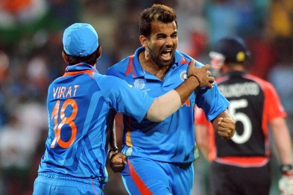 Indian cricketer Zaheer Khan jumps in ai