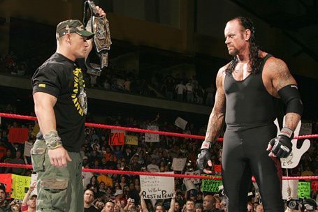 Image result for cena vs undertaker